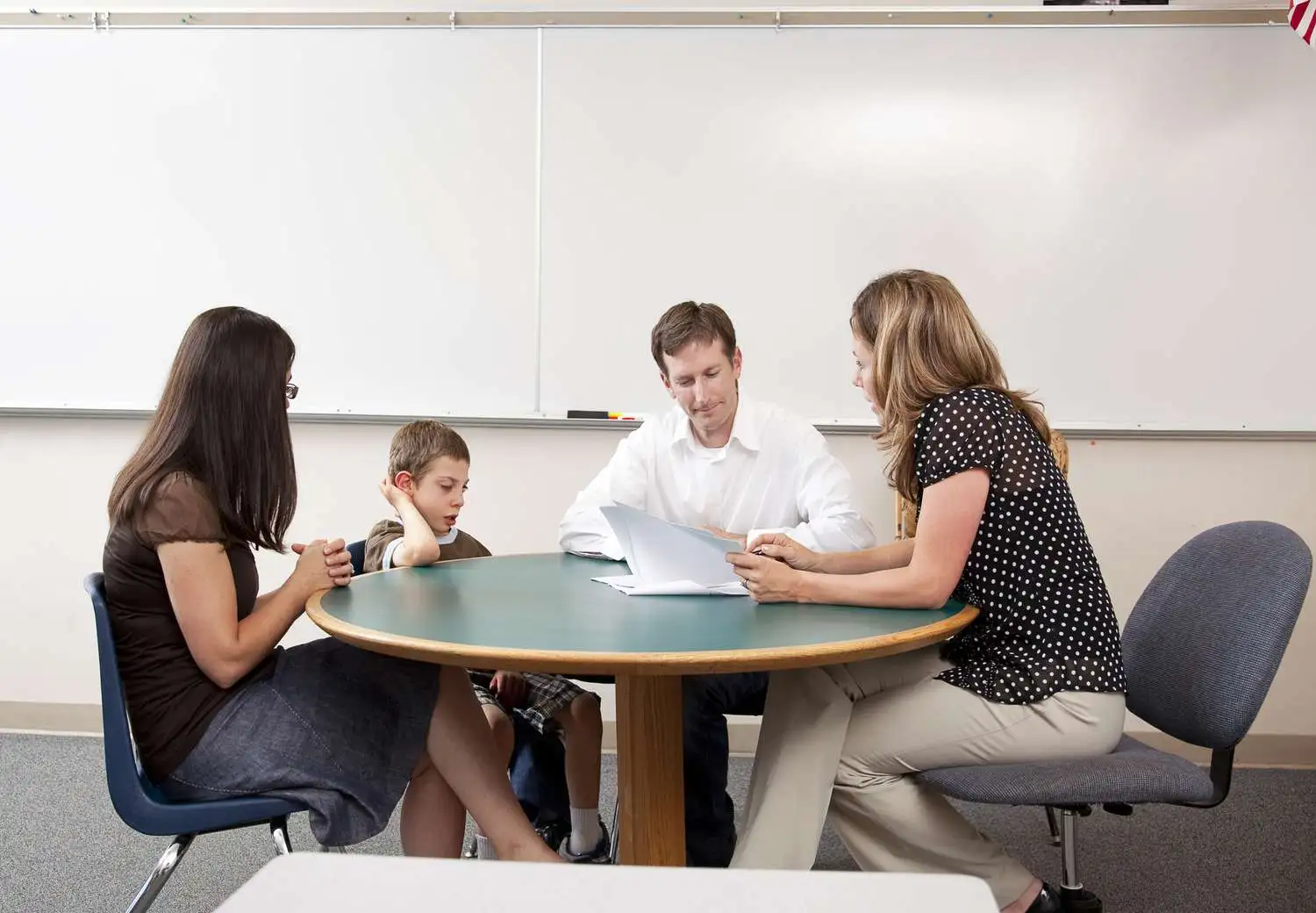 teacher and parents 